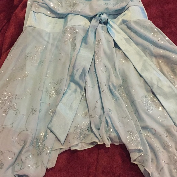Juniors Angel Blue Sparkle Dress ❄️ - Picture 2 of 4